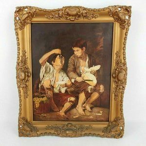 Bartolome Esteban Murillo Boys Eating Fruit (Grape and Melon Eaters) Rep 16"x20"